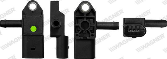 Wagner PRS00057 - Capteur, pression des gaz échappement droxauto.com