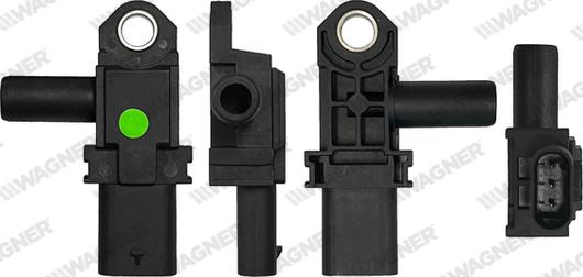 Wagner PRS00016 - Capteur, pression des gaz échappement droxauto.com