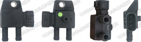 Wagner PRS00037 - Capteur, pression des gaz échappement droxauto.com