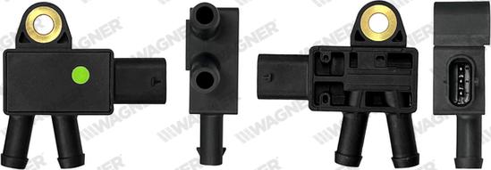 Wagner PRS00029 - Capteur, pression des gaz échappement droxauto.com
