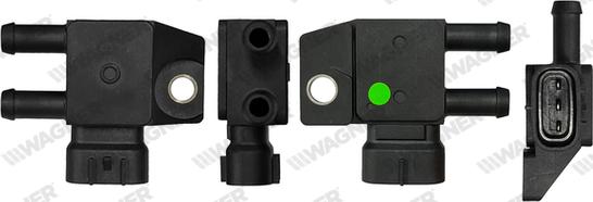 Wagner PRS00024 - Capteur, pression des gaz échappement droxauto.com