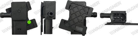 Wagner PRS00023 - Capteur, pression des gaz échappement droxauto.com