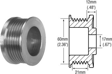 WAI 24-82266 - Poulie, alternateur droxauto.com