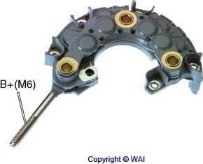 WAI INR724 - Pont de diodes, alternateur droxauto.com