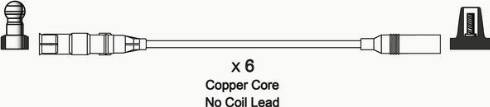 WAI ISL686 - Kit de câbles d'allumage droxauto.com