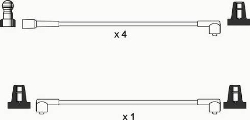 WAI ISL160 - Kit de câbles d'allumage droxauto.com