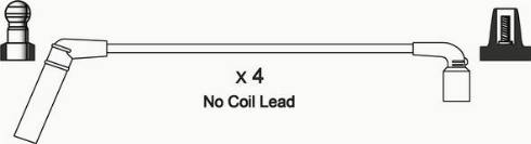 WAI ISL701 - Kit de câbles d'allumage droxauto.com