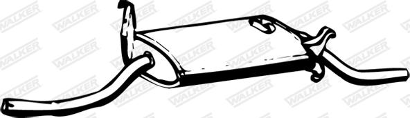Walker 04133 - Silencieux arrière droxauto.com