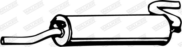 Walker 05929 - Silencieux arrière droxauto.com