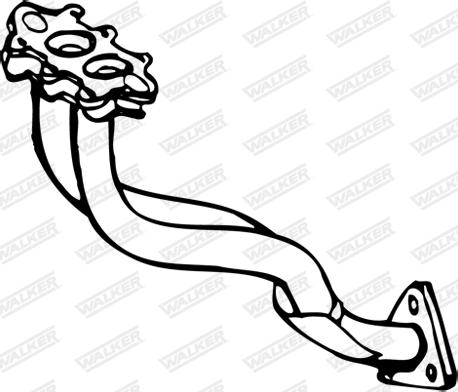 Walker 03132 - Tuyau d'échappement droxauto.com