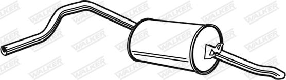 Walker 70914 - Silencieux arrière droxauto.com