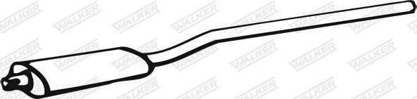 Walker 02307 - Silencieux avant droxauto.com