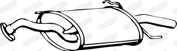 Walker 14352 - Silencieux arrière droxauto.com