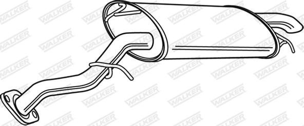 Walker 23318 - Silencieux arrière droxauto.com