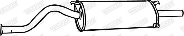 Walker 22127 - Silencieux arrière droxauto.com