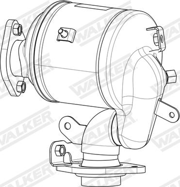 Walker 73417 - Filtre à particules / à suie, échappement droxauto.com