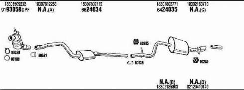 Walker BWK059423BA - Échappement droxauto.com
