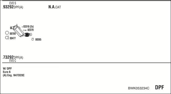 Walker BWK053234C - Échappement droxauto.com