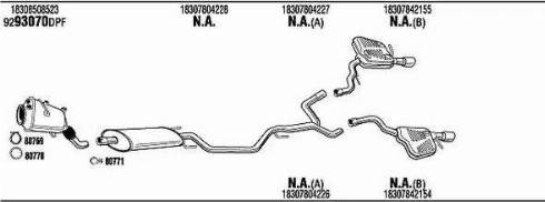 Walker BWK025494A - Échappement droxauto.com