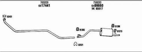 Walker FI20002A - Échappement droxauto.com