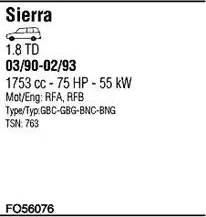 Walker FO56076 - Échappement droxauto.com