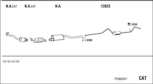Walker FO80527 - Échappement droxauto.com