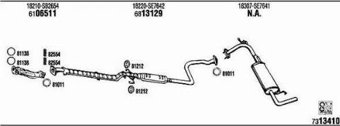 Walker HO60101 - Échappement droxauto.com