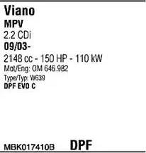 Walker MBK017410B - Échappement droxauto.com