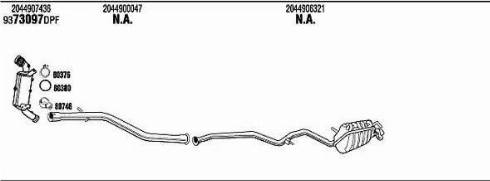 Walker MBK031152BB - Échappement droxauto.com