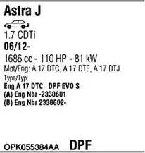 Walker OPK055384AA - Échappement droxauto.com