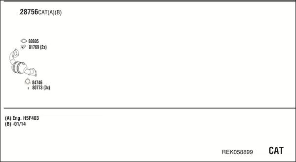 Walker REK058899 - Échappement droxauto.com