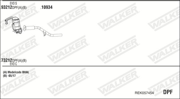 Walker REK057454 - Échappement droxauto.com
