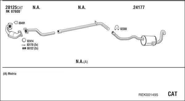 Walker REK001495 - Échappement droxauto.com