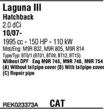 Walker REK023373A - Échappement droxauto.com