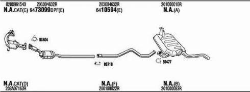 Walker REK023373CB - Échappement droxauto.com