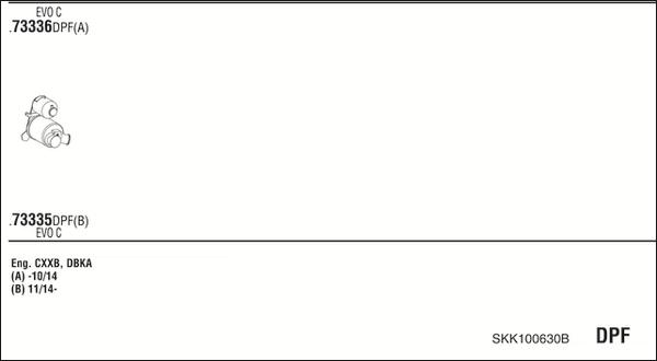 Walker SKK100630B - Échappement droxauto.com