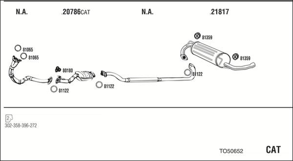 Walker TO50652 - Échappement droxauto.com