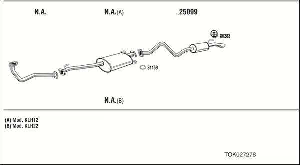 Walker TOK027278 - Échappement droxauto.com