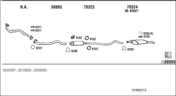 Walker VH86213 - Échappement droxauto.com