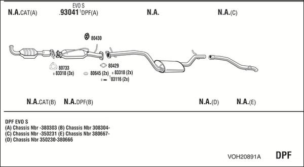 Walker VOH20891A - Échappement droxauto.com