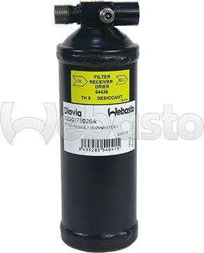 Webasto 82D0175026A - Filtre déshydratant, climatisation droxauto.com