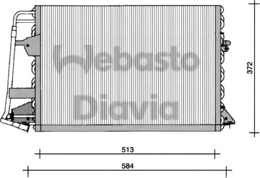 Webasto 82D0225099A - Condensateur, climatisation droxauto.com
