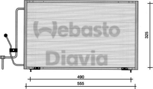 Webasto 82D0225055A - Condensateur, climatisation droxauto.com