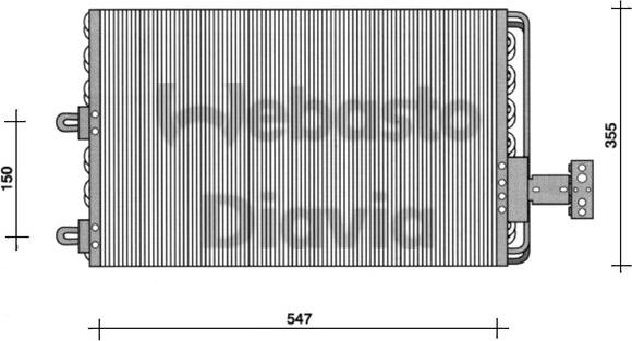 Webasto 82D0225023B - Condensateur, climatisation droxauto.com
