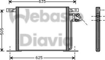Webasto 82D0225126A - Condensateur, climatisation droxauto.com