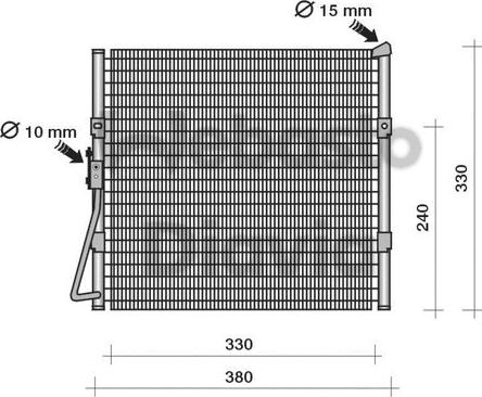 Webasto 82D0225122A - Condensateur, climatisation droxauto.com