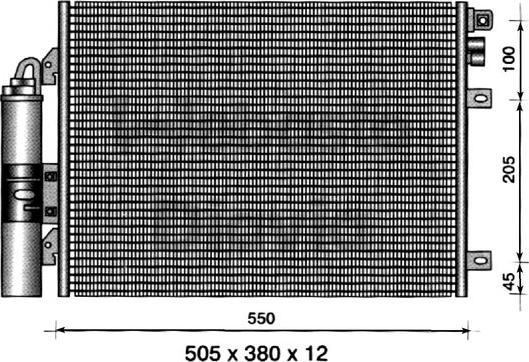 Webasto 82D0225360A - Condensateur, climatisation droxauto.com