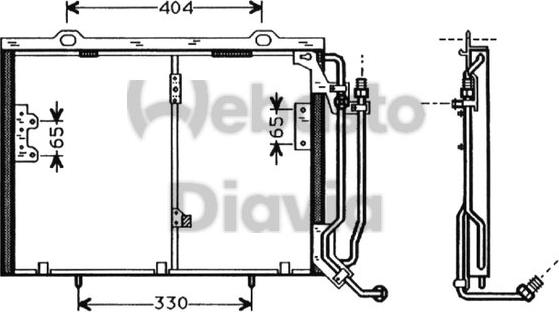 Webasto 82D0225328A - Condensateur, climatisation droxauto.com
