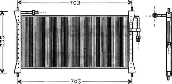 Webasto 82D0225297A - Condensateur, climatisation droxauto.com
