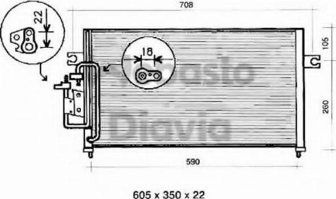 Webasto 82D0225287A - Condensateur, climatisation droxauto.com